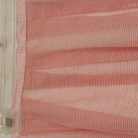 NWT Talbots skirt red and white lined size 10 very cute - Picture 3 of 6